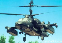 图文：俄卡－52双座攻击直升机试飞